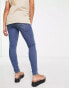 ASOS DESIGN Maternity ultimate skinny jeans in authentic mid blue with under the bump waistband