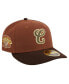 Фото #1 товара Men's Brown Chicago White Sox Velvet Logo Fill Low Profile 59FIFTY Fitted Hat