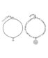 ფოტო #1 პროდუქტის Women's Ever Stacked Silver Tone Multi-Chain Bracelet