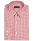 Club Room Men's Classic Regular Fit Check Dress Shirt Red 17