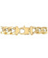 ფოტო #6 პროდუქტის Polished Curb Chain Necklace 22" in 10K Yellow Gold