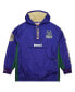 Men's Purple Distressed Milwaukee Bucks Team OG 2.0 Vintage-Like Logo Anorak Windbreaker Quarter-Zip Jacket