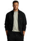 Фото #1 товара Men's Big & Tall Double-Knit Track Jacket