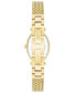 Фото #3 товара Часы Anne Klein Gold Tone Woven Mesh Watch