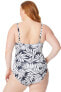 Фото #3 товара Bleu Rod Beattie Womens One-Piece Swimsuit Urban Oasis, Size 16W