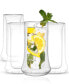 Фото #1 товара Cosmos Double Wall Highball Glasses, Set of 4