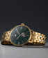 ფოტო #10 პროდუქტის Men's Legacy Slim Automatic Gold-Tone Stainless Steel Watch 42mm