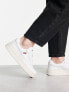 Фото #1 товара Levi's Glide leather trainer in white with logo