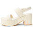 BEACH by Matisse Byron Platform Womens Off White Casual Sandals BYRON-158