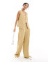 Фото #1 товара Nobody's Child James wide leg trousers co-ord in cream