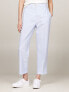 Фото #1 товара Slim Straight Fit Stripe Poplin Pant