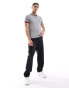 Tommy Hilfiger logo cuff slim fit polo in grey heather Mittleres Heidegrau, 3XL - Chest 121-126 cm - фото #3