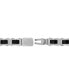 ფოტო #3 პროდუქტის Men's Icon Black Ceramic Bracelet in Stainless Steel