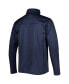 ფოტო #3 პროდუქტის Men's Heather Navy New England Patriots Freestyle Coated Tech Fleece Full-Zip Jacket