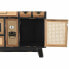 Фото #5 товара Тумба с ящиками DKD Home Decor Чёрный Натуральный Ель Деревянный MDF Vintage 87 x 34 x 81,5 cm