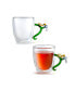 Фото #1 товара Набор из 2 стаканов Qualia Glass ботанические с двойной стенкой, 10.5 унции.