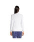 ფოტო #2 პროდუქტის Women's Supima Cotton Long Sleeve Turtleneck T-Shirt