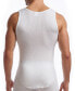 ფოტო #3 პროდუქტის Men's Supreme Cotton Blend Tank Undershirts, Pack of 2