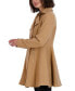 Фото #4 товара Women's Double-Breasted Wool Blend Skirted Coat