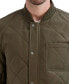 Фото #3 товара Men's Diamond Quilted Rain Jacket