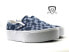 Фото #2 товара Vans Classic Slip-On Stackform Stacked Platform Shoe Sneaker Blue White Womens 8