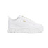 Фото #1 товара Puma Mayze Leather Platform Toddler Girls White Sneakers Casual Shoes 38452801