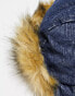 Reclaimed Vintage unisex faux fur cord trapper