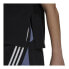 Фото #5 товара Футболка с коротким рукавом женская Adidas Sportswear Colorblock Чёрный