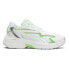 Фото #1 товара Puma Teveris Nitro Metallic Lace Up Womens White Sneakers Casual Shoes 39109807