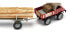 Фото #4 товара Wiking Unimog U 411 - Off-road vehicle model - Preassembled - 1:87 - Unimog U 411 mit Langholzanhänger - Any gender - 1 pc(s)