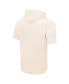 ფოტო #2 პროდუქტის Men's Cream Seattle Mariners Neutral Short Sleeve Hoodie T-shirt