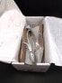 Фото #11 товара Aldo Women’s Karowara Flats Diamond Silver Clear Shoes Size 6.5