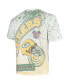 Men's White Green Bay Packers Big and Tall Allover Print T-shirt
