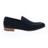 Фото #2 товара Bruno Magli Nunzio MB2NUNN1 Mens Blue Suede Loafers & Slip Ons Casual Shoes