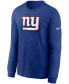 ფოტო #3 პროდუქტის Men's Royal New York Giants Primary Logo Long Sleeve T-shirt