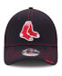 Фото #3 товара Men's Boston Red Sox Navy Blue Neo 39THIRTY Stretch Fit Hat-