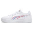 Puma Carina 2.0 Brushed Lace Up Womens White Sneakers Casual Shoes 39171801