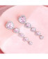 ფოტო #3 პროდუქტის Women's Heart Drop Earrings