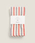 Фото #5 товара Striped cotton jacquard napkins (pack of 2)