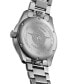 ფოტო #2 პროდუქტის Men's Swiss Automatic Spirit Zulu Time Stainless Steel Bracelet Watch 42mm