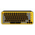 Фото #1 товара Logitech POP Keys Wireless Mechanical Keyboard With Emoji Keys - Mini - Bluetooth - Mechanical - QWERTY - Yellow