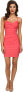 Фото #2 товара Stop Staring! 237618 Womens Spagetti Strap Sheath Dress Coral Size X-Small