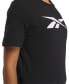 ფოტო #3 პროდუქტის Women's Cotton Vector Graphic Short-Sleeve Tee