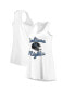 Фото #1 товара Women's Threads White Indianapolis Colts Indiana Nights Alternate Racerback Tank Top