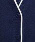 ფოტო #3 პროდუქტის Women's Contrasting Finish Cardigan