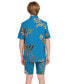 Фото #4 товара Big Boys Paradiso Floral-Print Woven Shirt