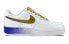 【定制球鞋】 Nike Air Force 1 Low LE 是在玩鞋 复古 做旧 巴洛克 太阳 立体 低帮 板鞋 GS 紫金 / Кроссовки Nike Air Force DH2920-111