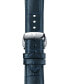 Фото #2 товара Часы Tissot Interchangeable Blue Leather Watch Strap