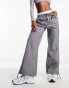 Фото #4 товара ASOS DESIGN parachute cargo trouser with seam detail in washed grey