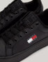 Tommy Jeans Flatform Trainers in Black